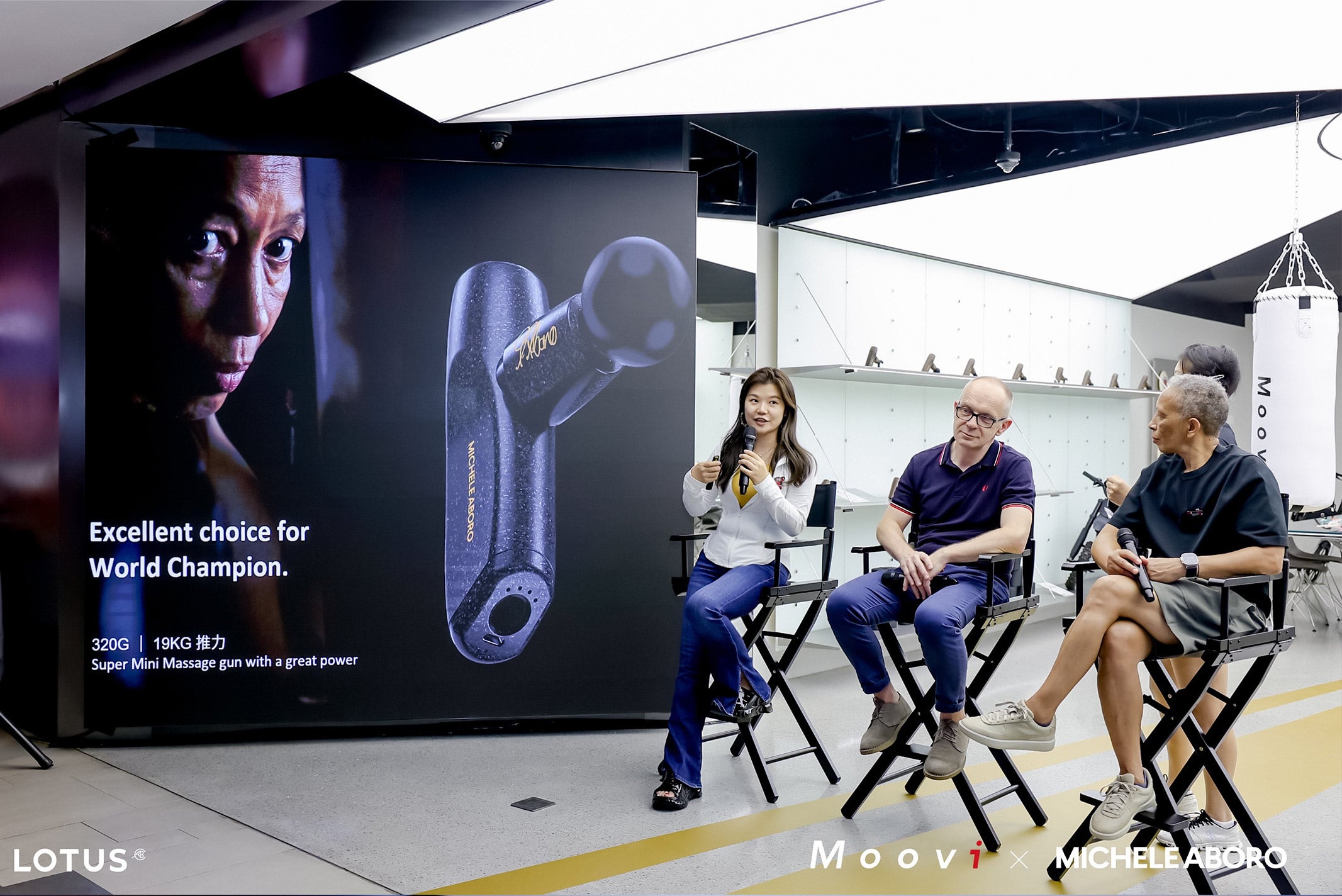 Moovi X MICHELE ABORO New Product Launch